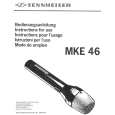 SENNHEISER MKE 46 Owners Manual SENNHEISER MKE 46 Owners Manual