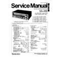TECHNICS SA400 Service Manual TECHNICS SA400 Service Manual