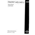 AEG FAV445I-DITA Owners Manual AEG FAV445I-DITA Owners Manual