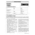 ZANUSSI ZWN2106 Owners Manual ZANUSSI ZWN2106 Owners Manual