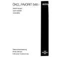 AEG FAV548I-DE/F Owners Manual AEG FAV548I-DE/F Owners Manual