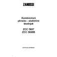 ZANUSSI ZCC5608 Owners Manual ZANUSSI ZCC5608 Owners Manual