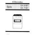 ELECTROLUX EK6161 Owners Manual ELECTROLUX EK6161 Owners Manual