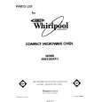 WHIRLPOOL MW3200XP2 Parts Catalog WHIRLPOOL MW3200XP2 Parts Catalog