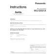 PANASONIC WUSX01 Owners Manual PANASONIC WUSX01 Owners Manual