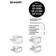 SHARP SF2020 Owners Manual SHARP SF2020 Owners Manual