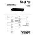 SONY ST-SE700 Service Manual SONY ST-SE700 Service Manual