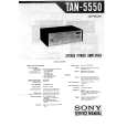 SONY TAN-5550 Service Manual SONY TAN-5550 Service Manual