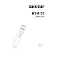 SHURE KSM137 Owners Manual SHURE KSM137 Owners Manual
