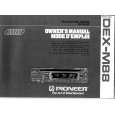 PIONEER DEXM88 Owners Manual PIONEER DEXM88 Owners Manual