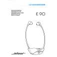 SENNHEISER E 90 Owners Manual SENNHEISER E 90 Owners Manual