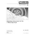 MIELE T9820 Owners Manual MIELE T9820 Owners Manual