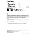 PIONEER KRP-S03/XTW/CN5 Service Manual PIONEER KRP-S03/XTW/CN5 Service Manual