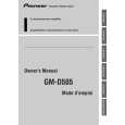 PIONEER GM-D505 Owners Manual PIONEER GM-D505 Owners Manual