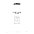 ZANUSSI F1232 Owners Manual ZANUSSI F1232 Owners Manual