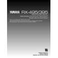 YAMAHA RX-395 Owners Manual YAMAHA RX-395 Owners Manual