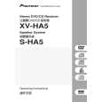 PIONEER XV-HA5/LFXJ Owners Manual PIONEER XV-HA5/LFXJ Owners Manual