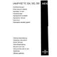 AEG VAMPYRETTE304 Owners Manual AEG VAMPYRETTE304 Owners Manual